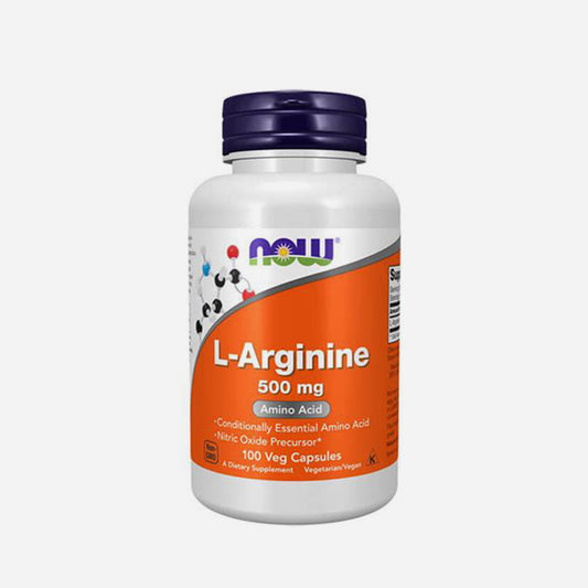 Now Foods L-Arginine 500 Mg Amino Acid 100 Tablets Original