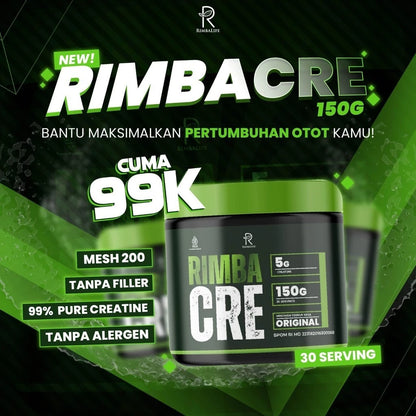 RIMBALIFE Rimbacre 150 Gram 30 Servings Rimba Creatine Monohydrate