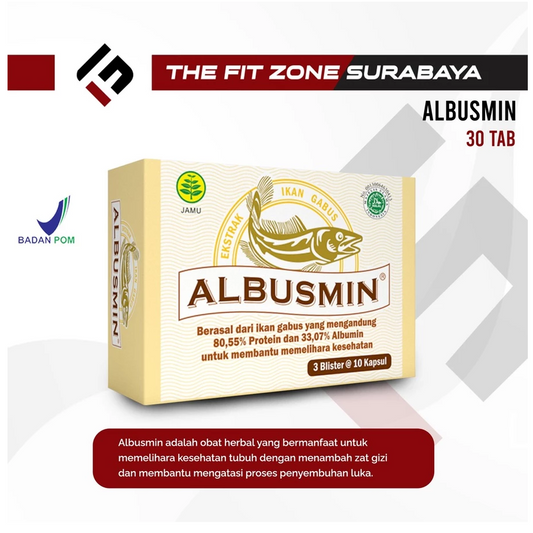ALBUSMIN 3 Blister 10 Kapsul Suplemen Daya Tahan Tubuh Imunitas Ekstrak Ikan Gabus