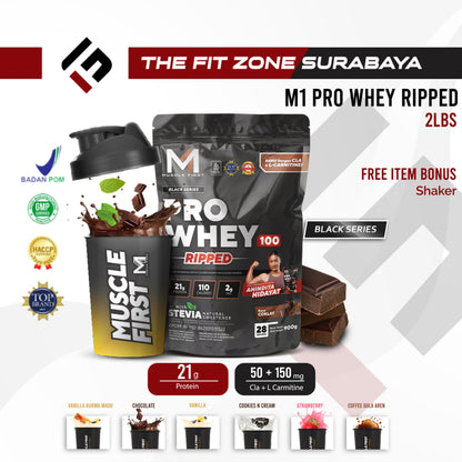 MUSCLE FIRST Pro Whey 100 2 Lbs Suplemen Fitness M1 Pro whey protein