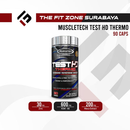 Muscletech Test HD Thermo 90 Capsules Testosterone Booster