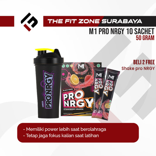 MUSCLE FIRST Pro NRGY 10 Sachet Suplementasi Fitness Pre Workout Lokal M1 PWO
