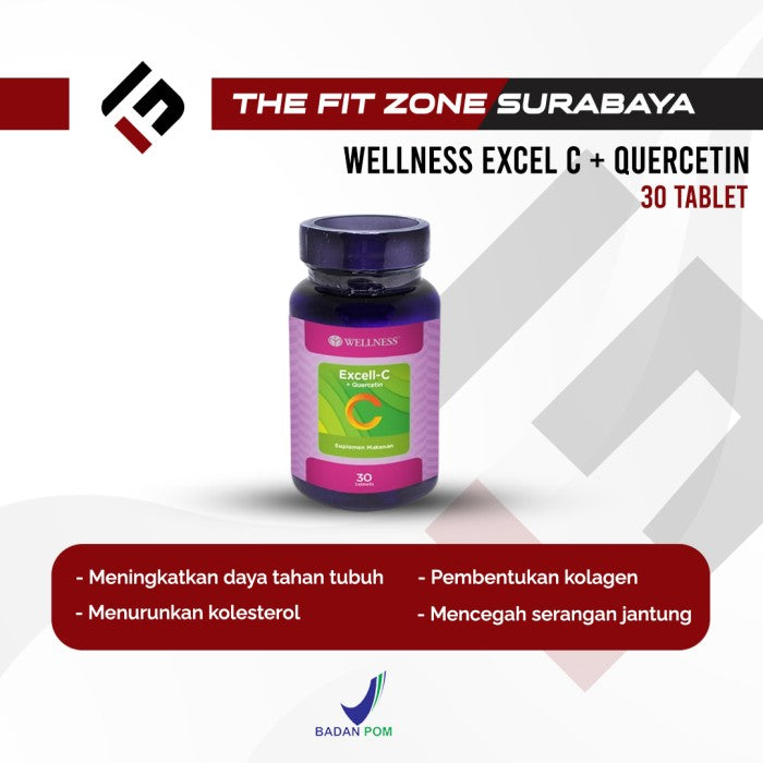 Wellness Excel C + Quercetin 30 Tablet Vitamin C