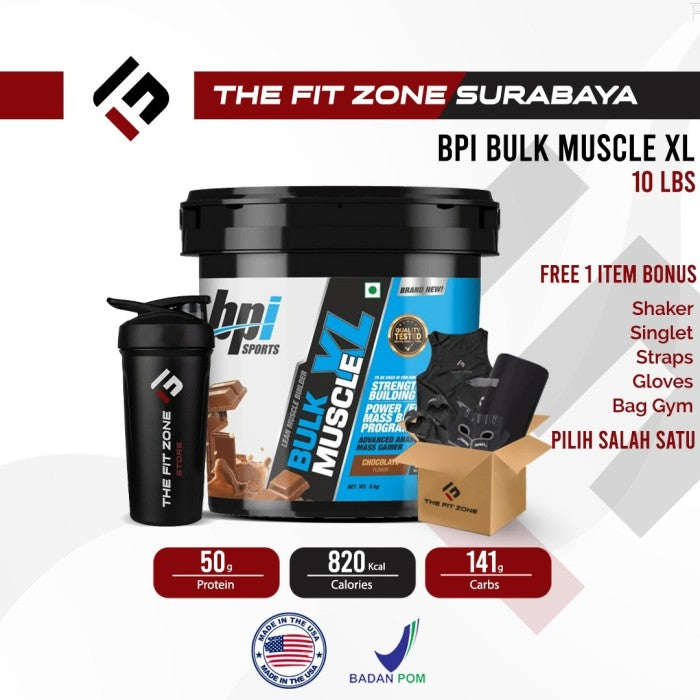 BPI Bulk 10 Lbs Muscle XL Gainer Weight Gainer