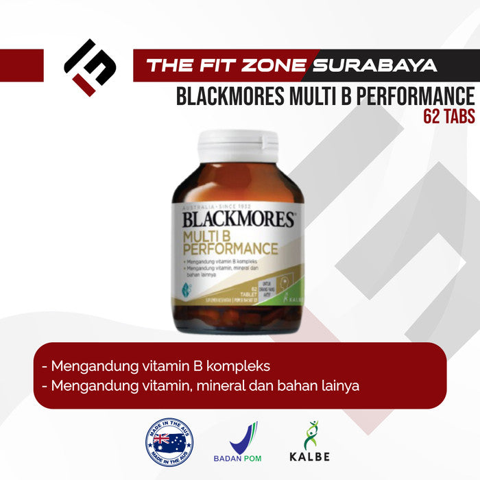 Blackmores Multi B Performance 62 Tablet Bpom Kalbe