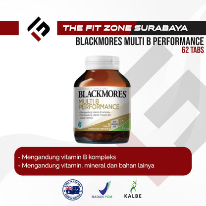 Blackmores Multi B Performance 62 Tablet Bpom Kalbe