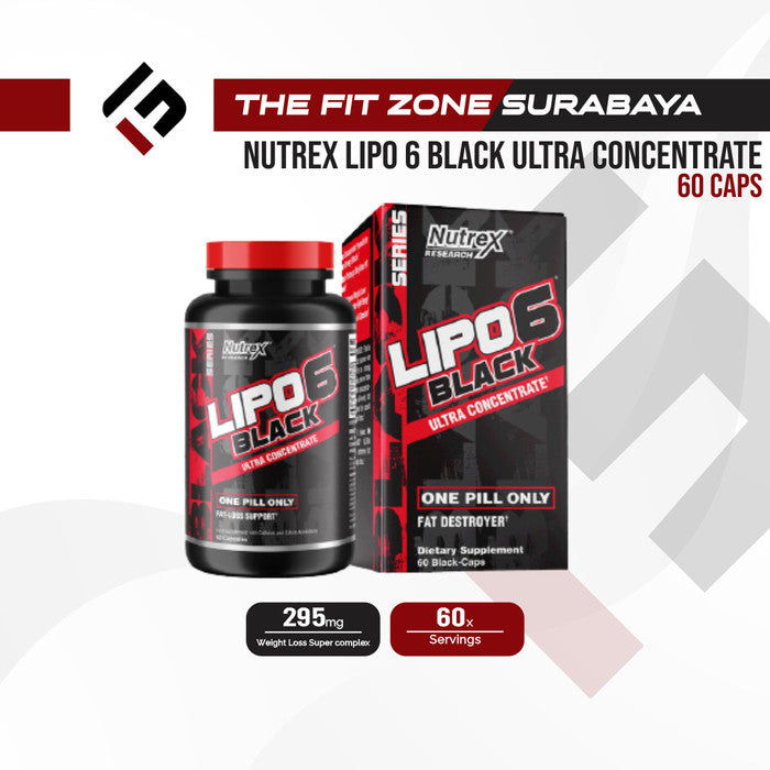 Nutrex Lipo 6 60 Caps Black Ultra Concentrate Lipo6 Black Ultra BUC