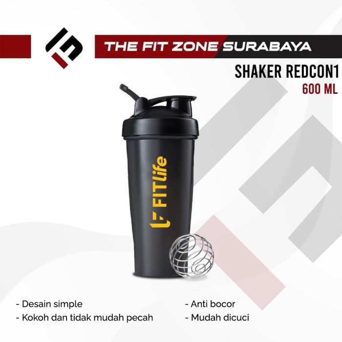 Shaker Original Ftlife 600 ML Botol Gym Fitness