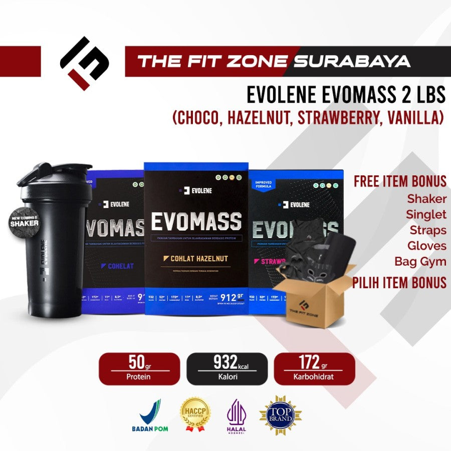 EVOLENE Evomass Gainer 2Lbs 912 Gram Evo mass