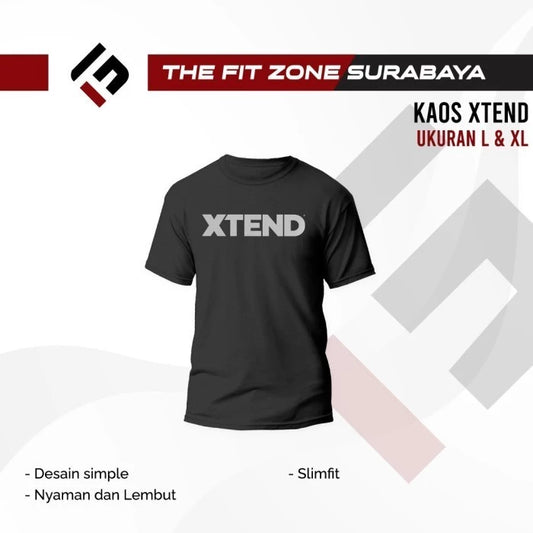 XTEND Kaos Original And Limited Edition T-Shirt Lengan Pendek Kaos Fitness Bahan Katun
