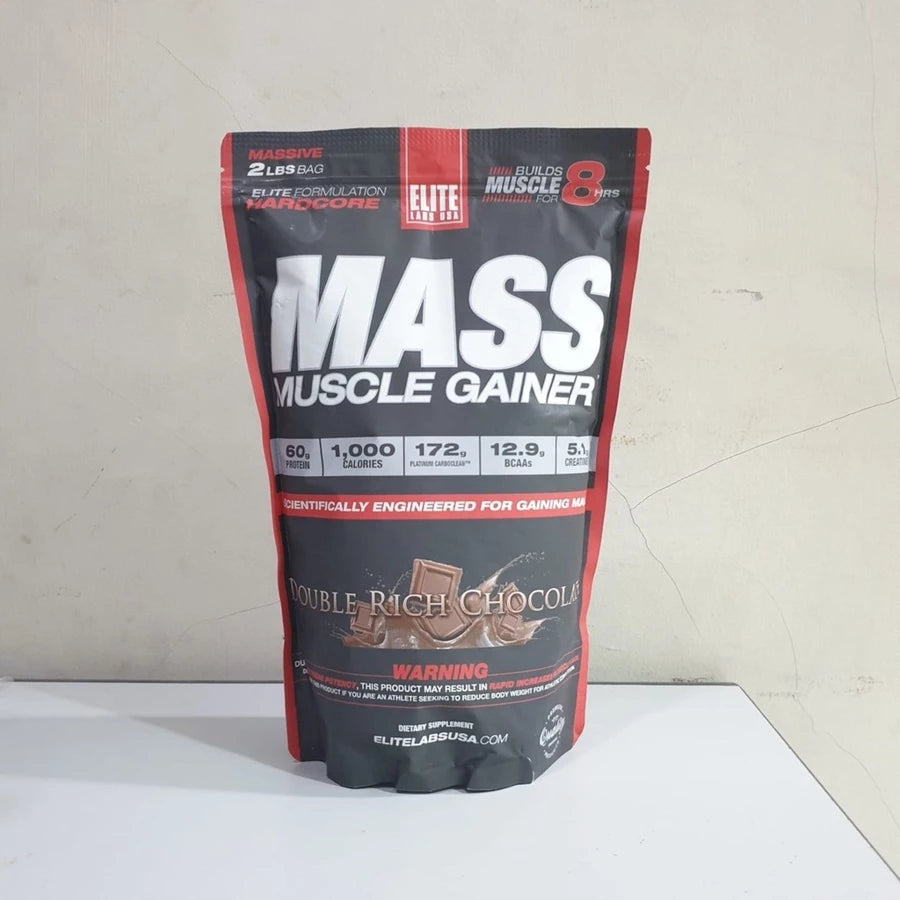 ELITE LABS Mass Muscle Gainer 2 Lbs Supplementasi Fitness Weight Gainer Elitelabs