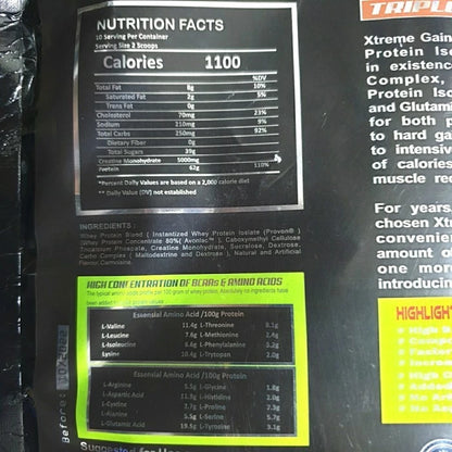 BXN NUTRITION Xtreme Mass Gainer 7.5 Lbs Weight Gainer