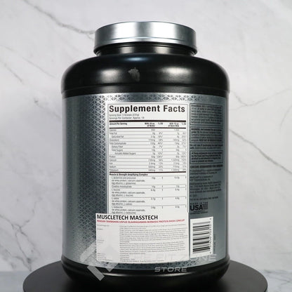 MUSCLETECH Masstech 6 lbs AOM Mass tech Weight Gainer Certificate