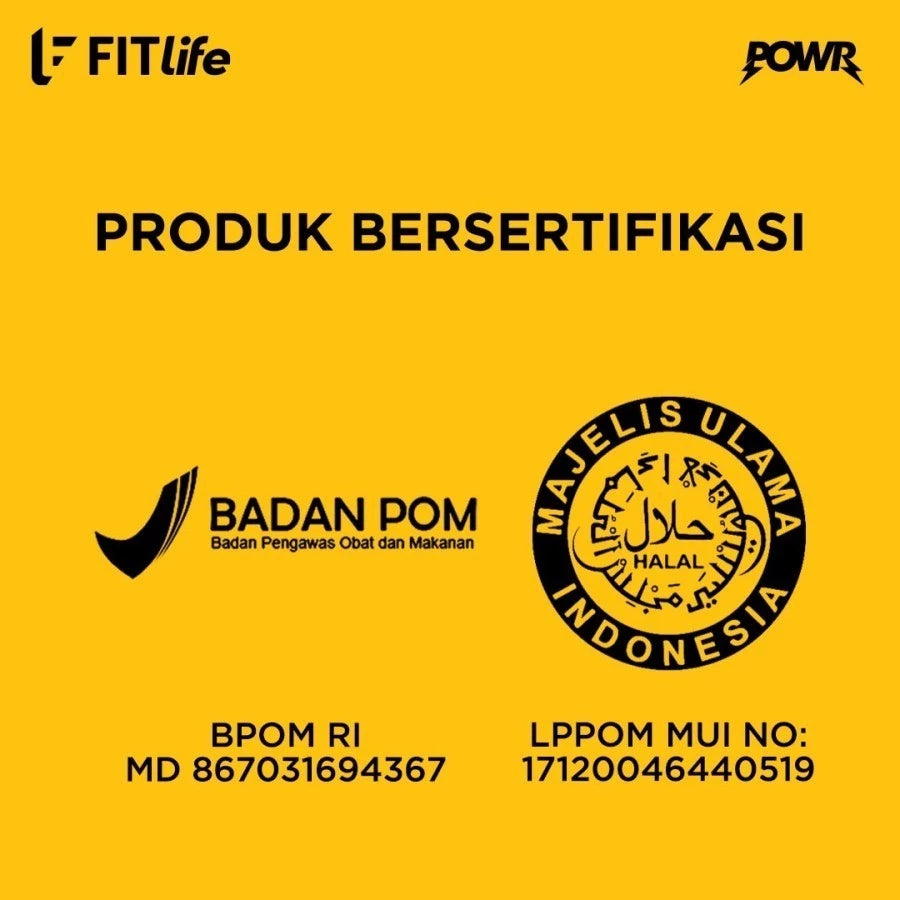 FITLIFE Pre Workout POWR 15 Servings Supplement Fitness Preworkout Lokal PWO Energy Drink