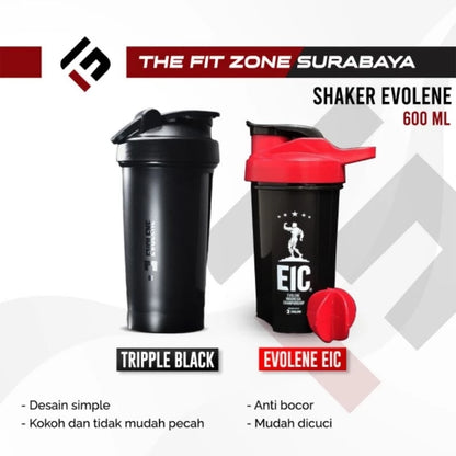 EVOLENE Original And Limited Edition Shaker 600 Ml Botol Minum Gym Bebas BPA