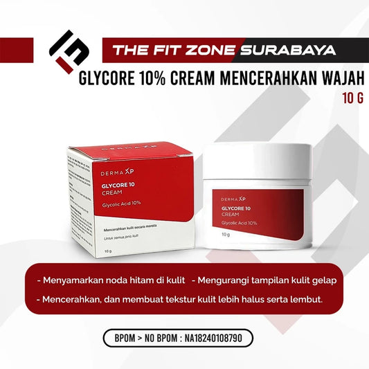 DERMA XP Glycore Cream 10 Gram Krim Pencerah Wajah Menyamarkan Noda Hitam
