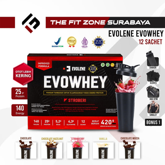 EVOLENE Evowhey Protein 456 Gram (12 Sachet) Whey Protein Blend Evo whey