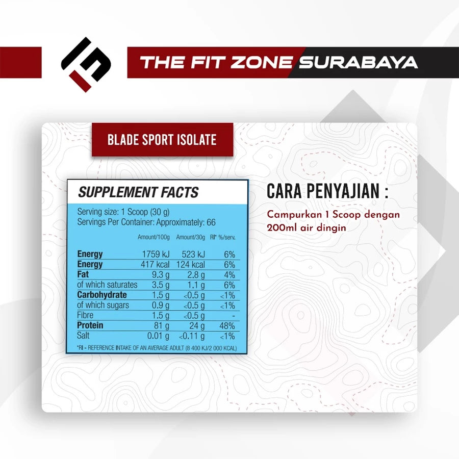 BLADE Whey Isolate 2000 Gram Whey Protein Isolate 4,41 Lbs