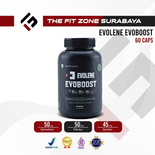EVOLENE Evoboost 60 Capsule Supplementasi Testosteron Booster Testobooster