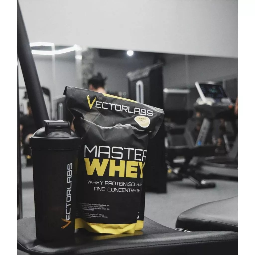 VECTORLABS Master Whey 3 Lbs Suplementasi Masterwhey Protein Isolate dan Concentrate BPOM Certified