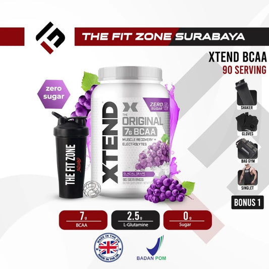 XTEND BCAA 90 Serving Supplement Fitness BCAA Powder BPOM Certified
