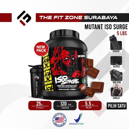 MUTANT Iso Surge 5 Lbs  AOM Whey Protein Isolate  Certificate