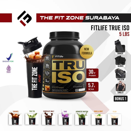 FITLIFE Truiso 5 Lbs / 2.250 Gram Supplementasi Fitness Whey Protein Isolate