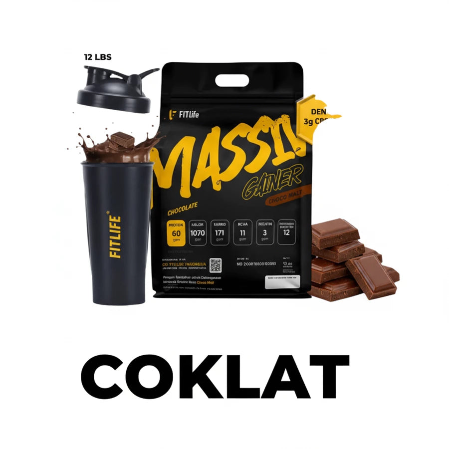 FITLIFE Massiv Gainer 12 Lb Supplemen Fitness Mass Gainer FITLIFE MPRO Susu Penambah berat badan