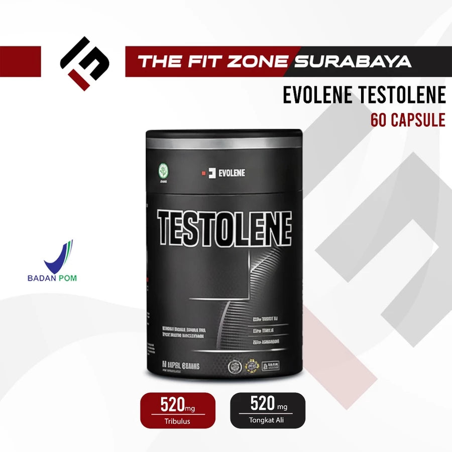 EVOLENE Testolene 60 Capsule Supplementasi Testosteron Booster Testobooster Evoboost