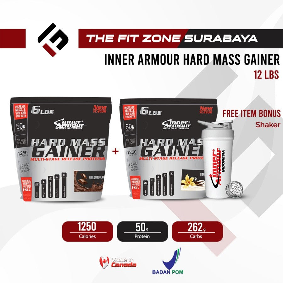 BUNDLING Inner Armour Hard Mass Gainer 12 Lbs COKLAT