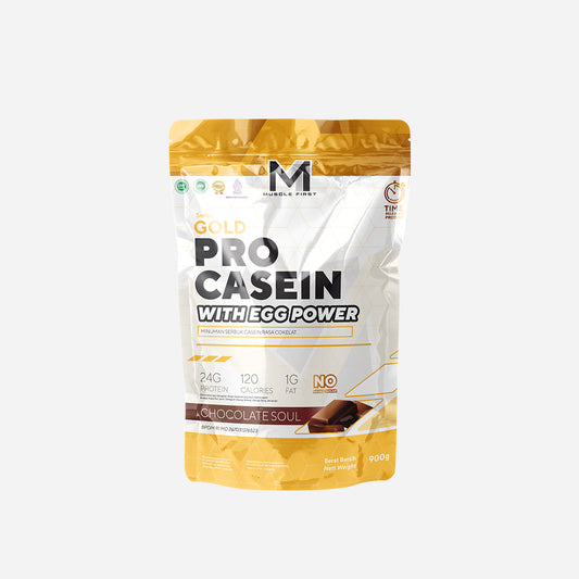 M1 Muscle First Gold Pro Casein 2 Lbs With egg power BPOM