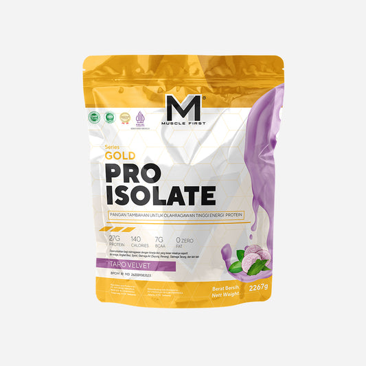 M1 Muscle First Gold Pro Isolate 5 Lbs BPOM Whey Protein Isolate