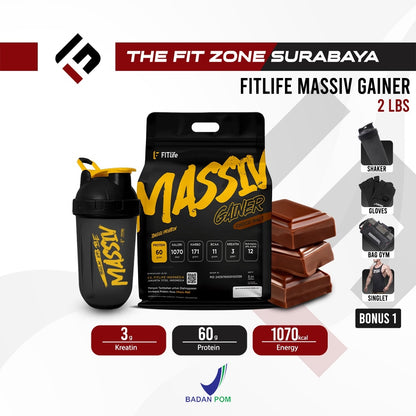 Fitlife Massiv Gainer 2 Lbs (MPro Upgraded)