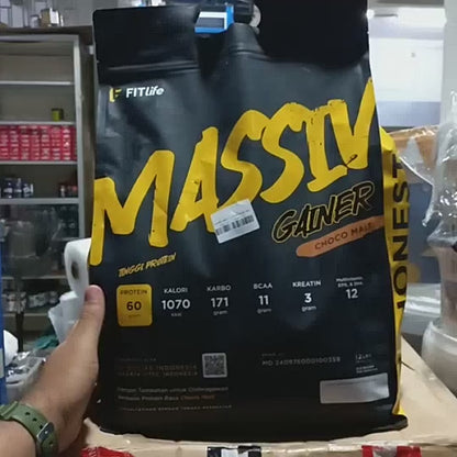 FITLIFE Massiv Gainer 12 Lb Supplemen Fitness Mass Gainer FITLIFE MPRO Susu Penambah berat badan