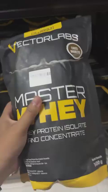 VECTORLABS Master Whey Box 6 Sachet Suplemen Fitness Whey Protein