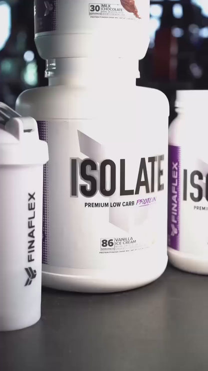 FINAFLEX Isolate 5.5 Lbs Whey Protein Isolate Premium Low Carb Free Lactose Sugar Free