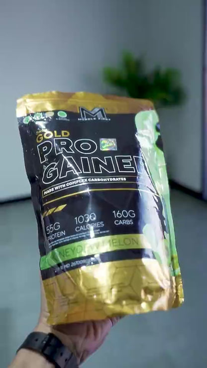 MUSCLE FIRST Gold Pro Gainer 6 Lbs Supplemen Fitness M1 Weight Mass Gainer