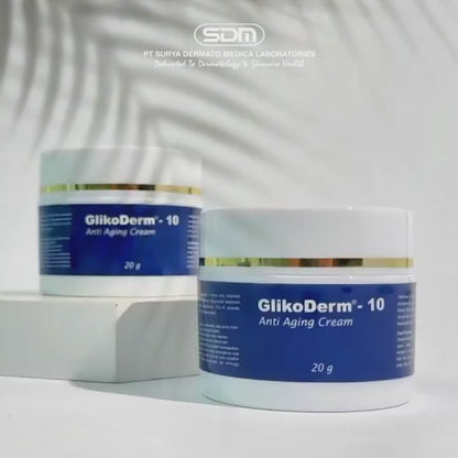 GLIKODERM 10% Anti Aging Cream 20 Gram Glycolic Acid 10%