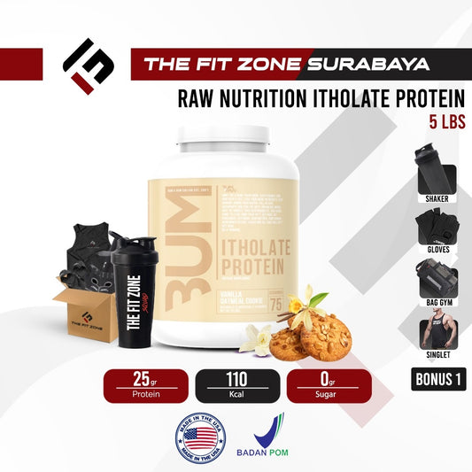 RAW CBUM BUM Itholate 5 Lbs Whey Protein Isolate