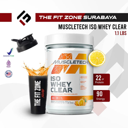MUSCLETECH Iso Whey Clear 1.1 Lbs Ultra-Pure Protein Isolate