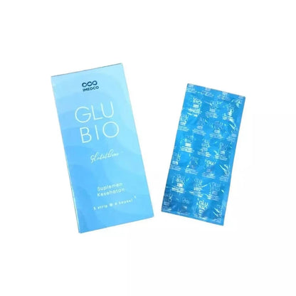 IMEDCO Glubio Glutathione 1 Kotak 30 Kapsul Suplemen Kesehatan L-Glutathione 500 mG