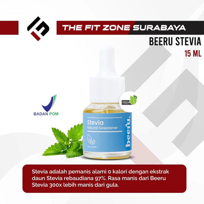 BEERU Stevia Natural Sweetener Pengganti Gula Sehat Pemanis Alami Nol Kalori