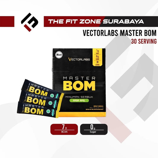 VECTORLABS Master BOM 30 Sachet Supplement Fitness BCAA For Recovery Doms Certificated