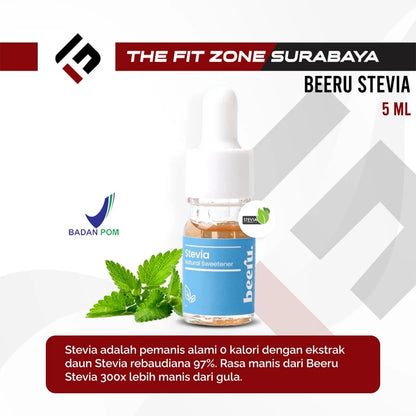 BEERU Stevia Natural Sweetener Pengganti Gula Sehat Pemanis Alami Nol Kalori
