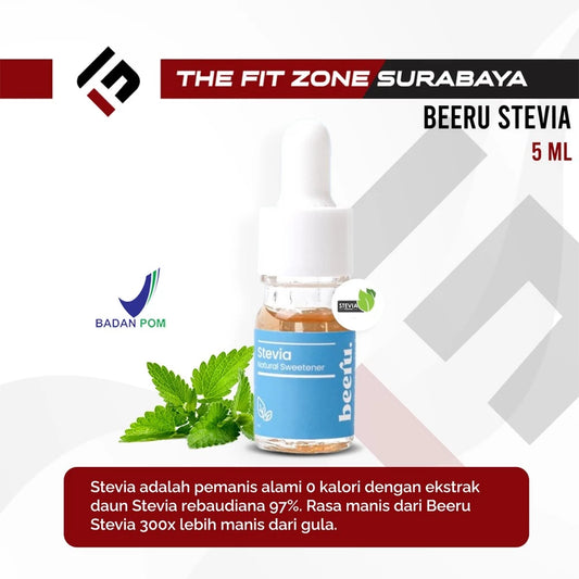 BEERU Stevia Natural Sweetener Pengganti Gula Sehat Pemanis Alami Nol Kalori