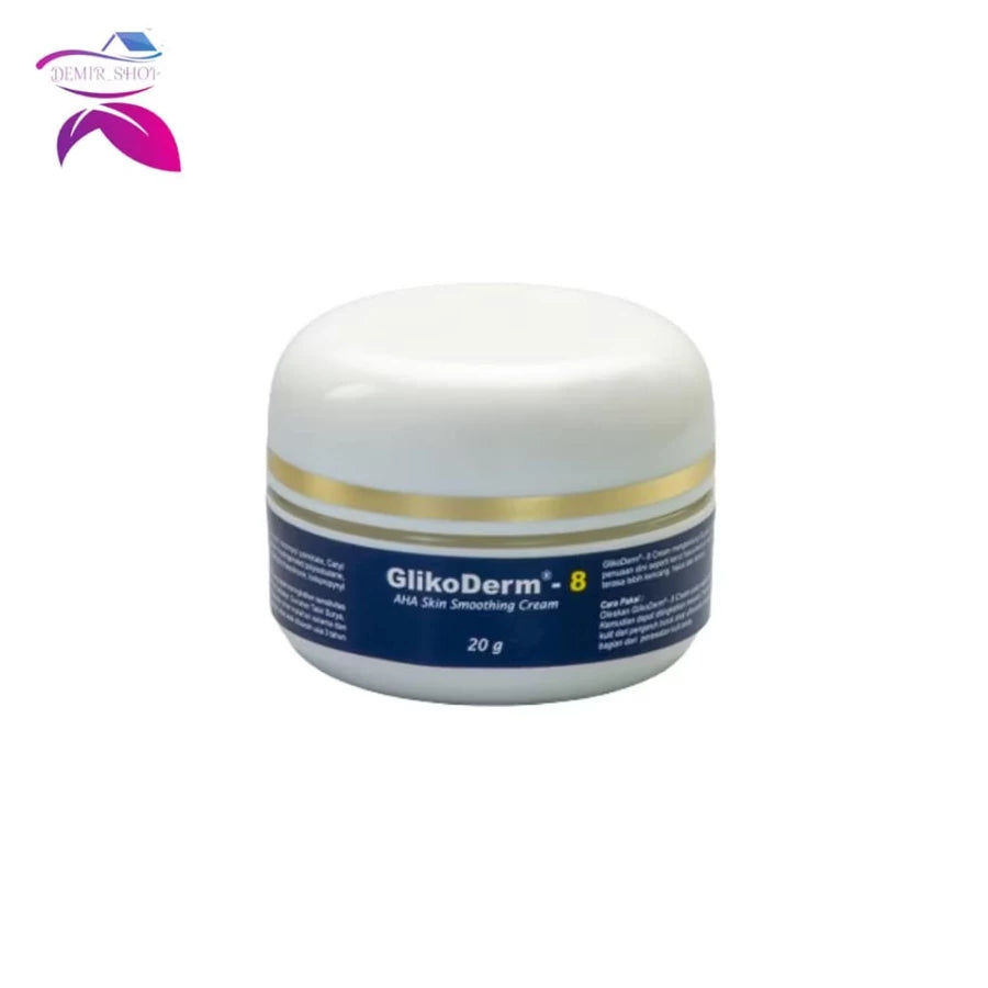 GLIKODERM 8 AHA Skin Smoothing Cream 20 Gram Glycolic Acid 8%