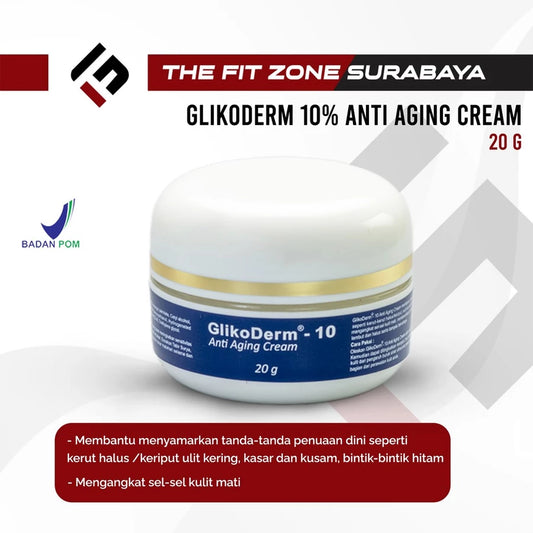 GLIKODERM 10% Anti Aging Cream 20 Gram Glycolic Acid 10%