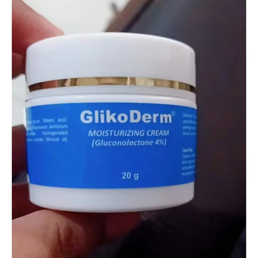 GLIKODERM Moisturizing Cream 4% (Gluconolactone 4%) 20 Gram Pelembab Kulit Wajah