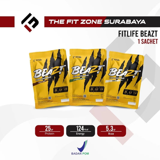 FITLIFE Beazt 1 Sachet Supplementasi Whey Protein Concentrate Tester Beast