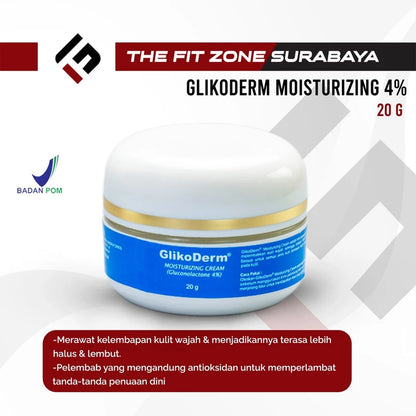 GLIKODERM Moisturizing Cream 4% (Gluconolactone 4%) 20 Gram Pelembab Kulit Wajah